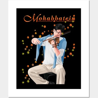 Shahrukh Khan from the Bollywood movie Mohabbatein Posters and Art